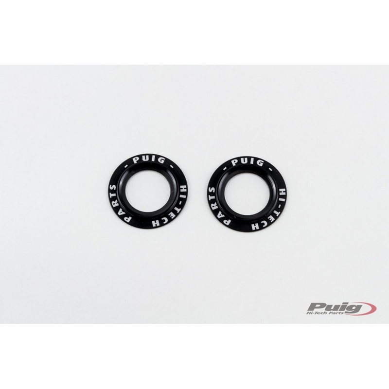 Rings for axle sliders PUIG PHB19 aluminium black