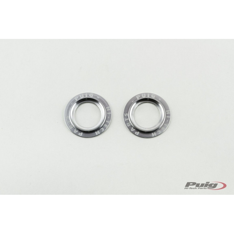Rings for axle sliders PUIG PHB19 aluminium silver