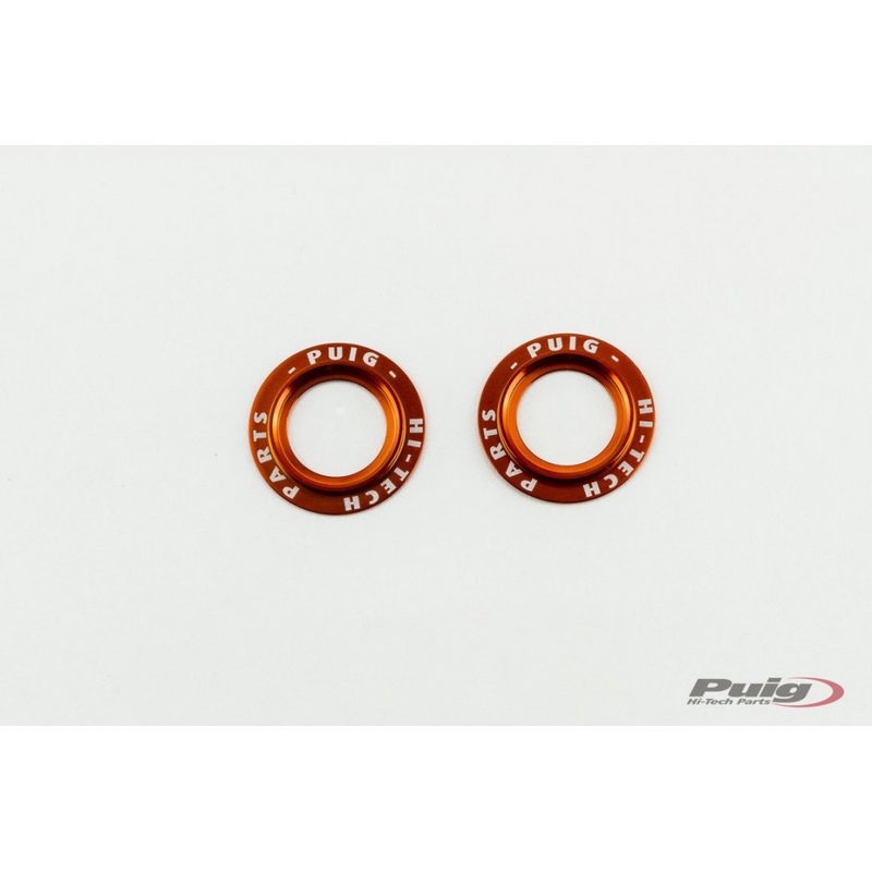Rings for axle sliders PUIG PHB19 aluminium orange