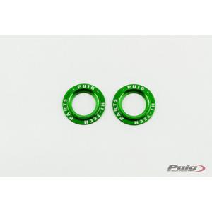 Rings for axle sliders PUIG PHB19 20271V aluminium green