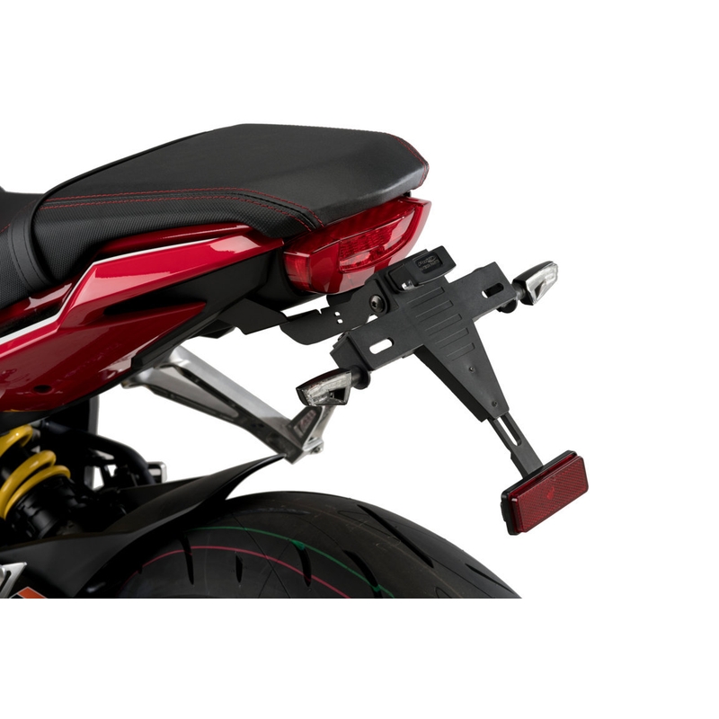 Adjustable license support PUIG black