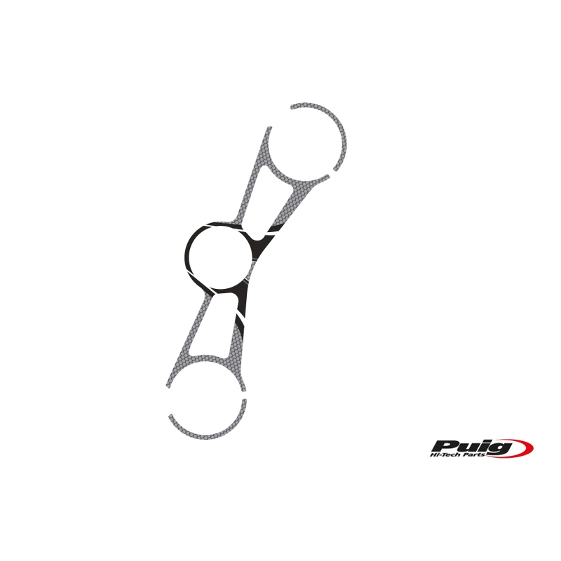 Yoke protector PUIG RADIKAL grey for BMW S 1000 RR 2019-2022