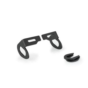 Turn lights plate supports kit PUIG 20532N black