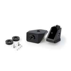 Footpeg adapters PUIG 20321N adjustable black