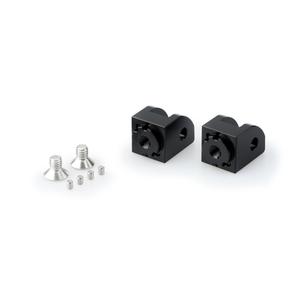 Footpeg adapters PUIG 20324N adjustable black