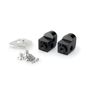 Footpeg adapters PUIG 20326N adjustable black