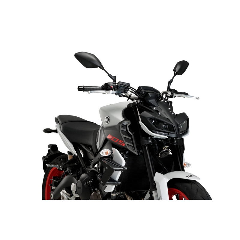 Side spoilers PUIG DOWNFORCE black for YAMAHA MT-09 850 / 890 2017-2020