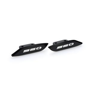Rear-view base covers PUIG 3875N black