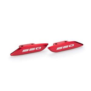 Rear-view base covers PUIG 3875R red