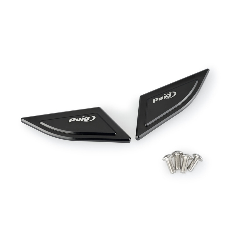 Mirrors caps PUIG black
