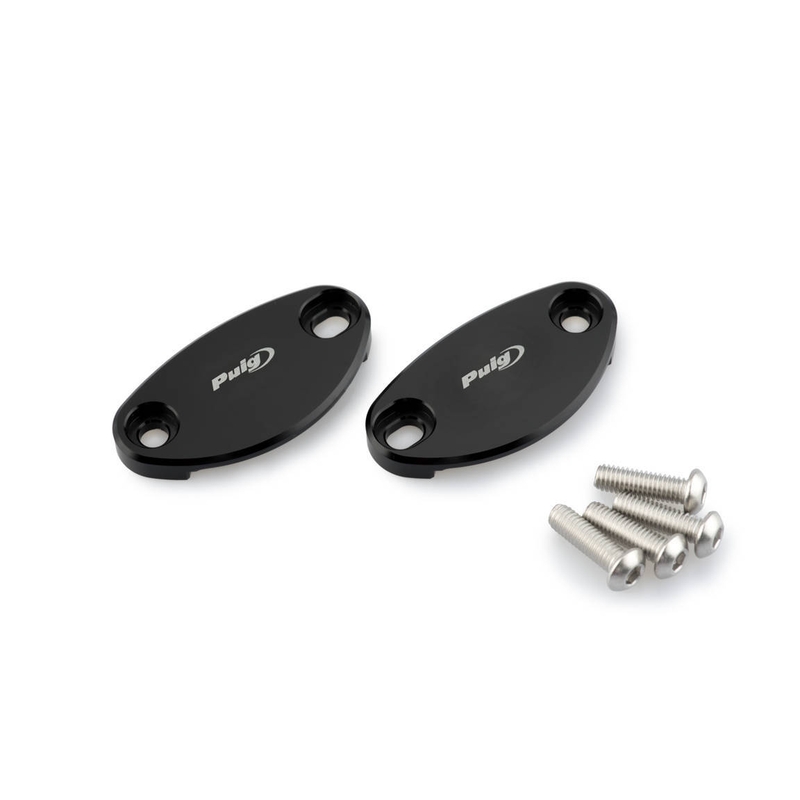 Mirrors caps PUIG black for KAWASAKI ZX-10R / RR Ninja 1000 2016-2026