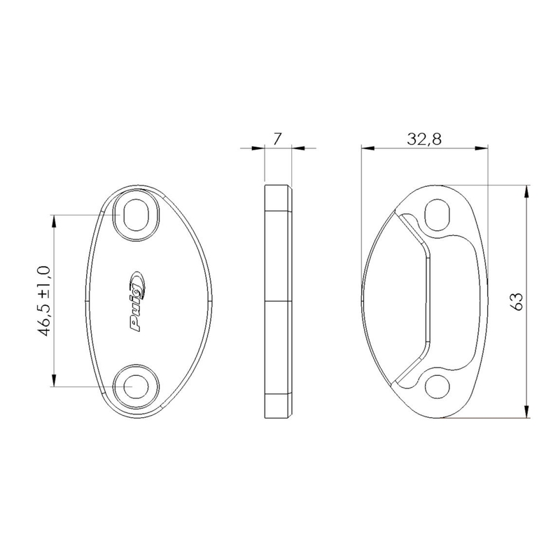Mirrors caps PUIG black for KAWASAKI ZX-10R / RR Ninja 1000 2016-2026
