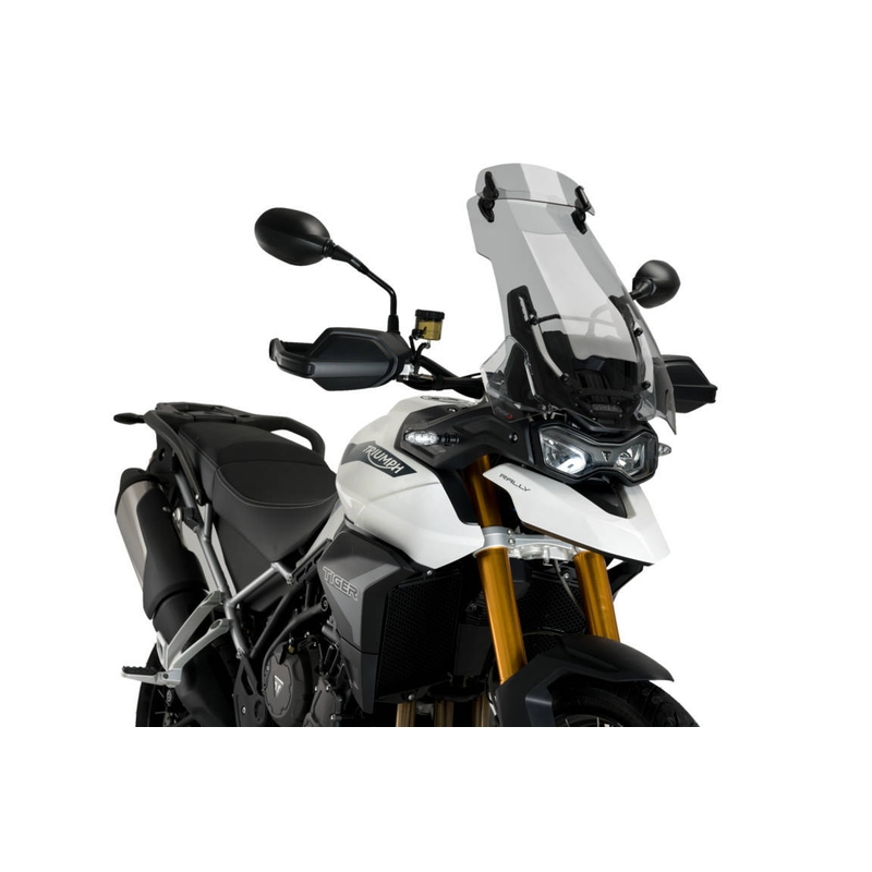 Windscreen PUIG TOURING WITH VISOR smoke