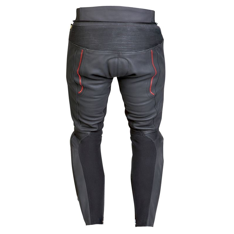 Skórzane spodnie motocyklowe Ozone Grip czarne