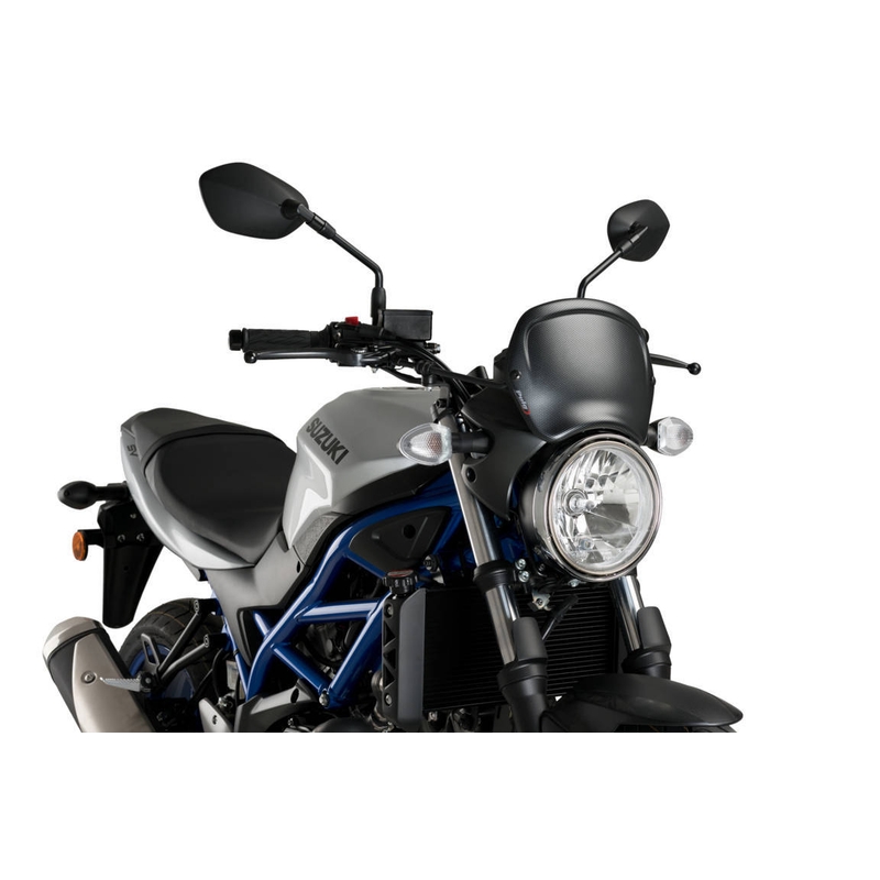 Windshield PUIG FRONTAL PLATE carbon look