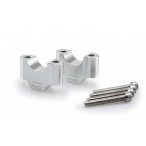 Risers PUIG 20309P silver height 30mm, d 32mm