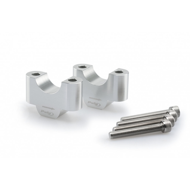 Risers PUIG silver height 30mm, d 32mm