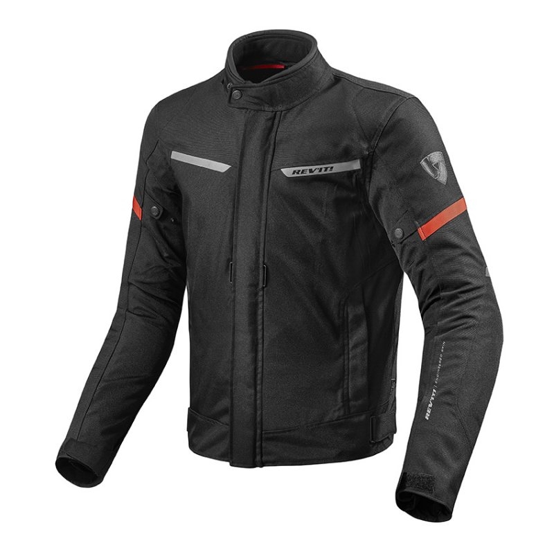 Kurtka motocyklowa Revit Lucid czarno-czerwona wyprzedaż