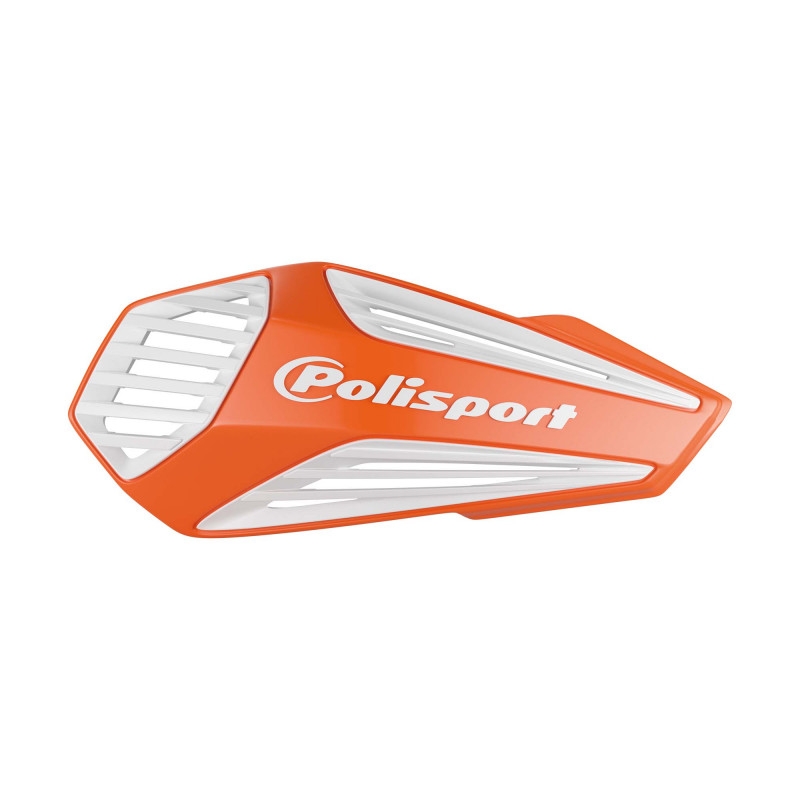 Handguard POLISPORT MX AIR with universal handlebar mounting kit ORK-16 / White wyprzedaż