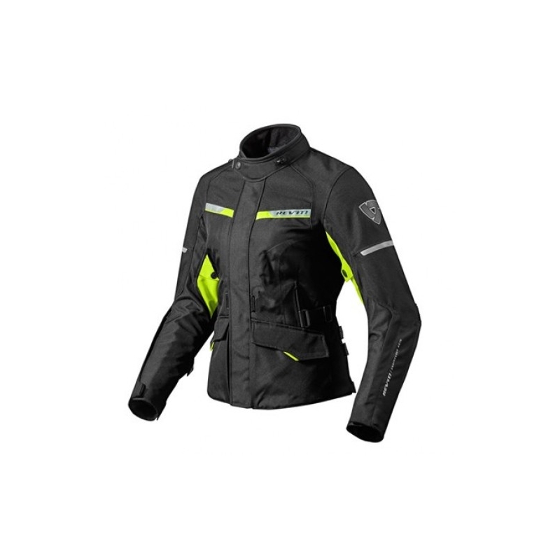 Damska kurtka motocyklowa Revit Outback 2 czarno-fluo żółta wyprzedaż