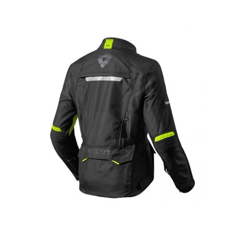 Damska kurtka motocyklowa Revit Outback 2 czarno-fluo żółta wyprzedaż