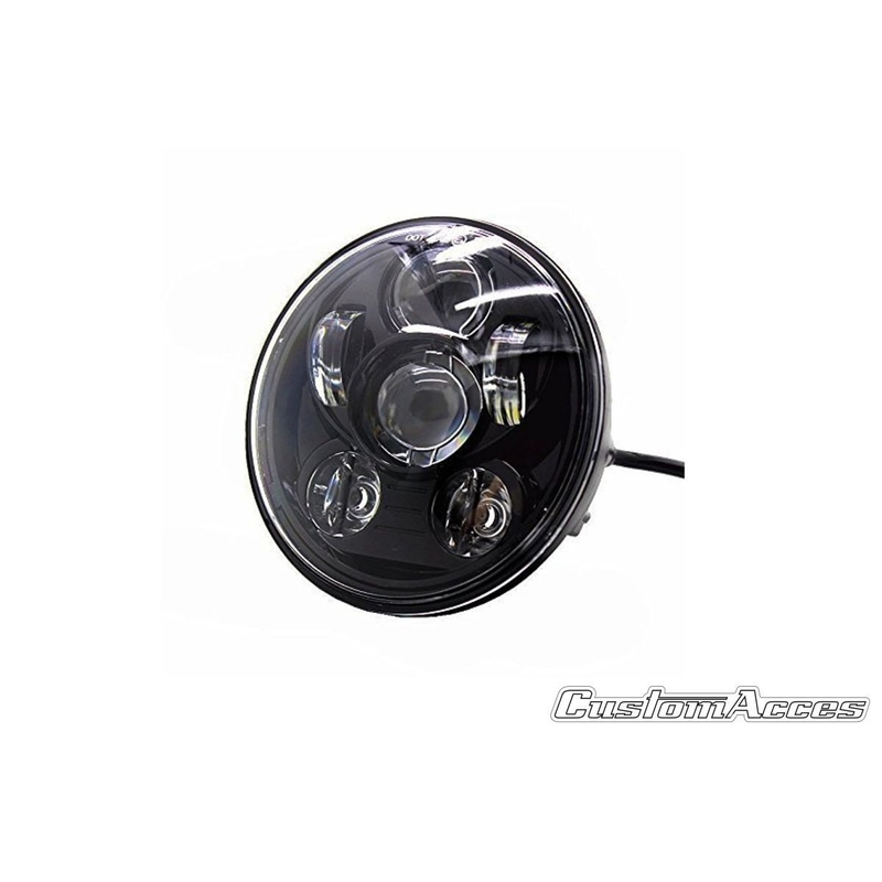 Headlight CUSTOMACCES OVNI II black
