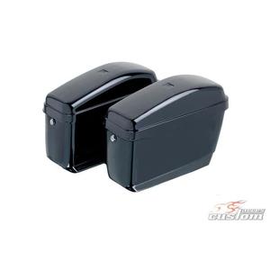 Rigid saddlebag CUSTOMACCES EASY ARS003N black pair