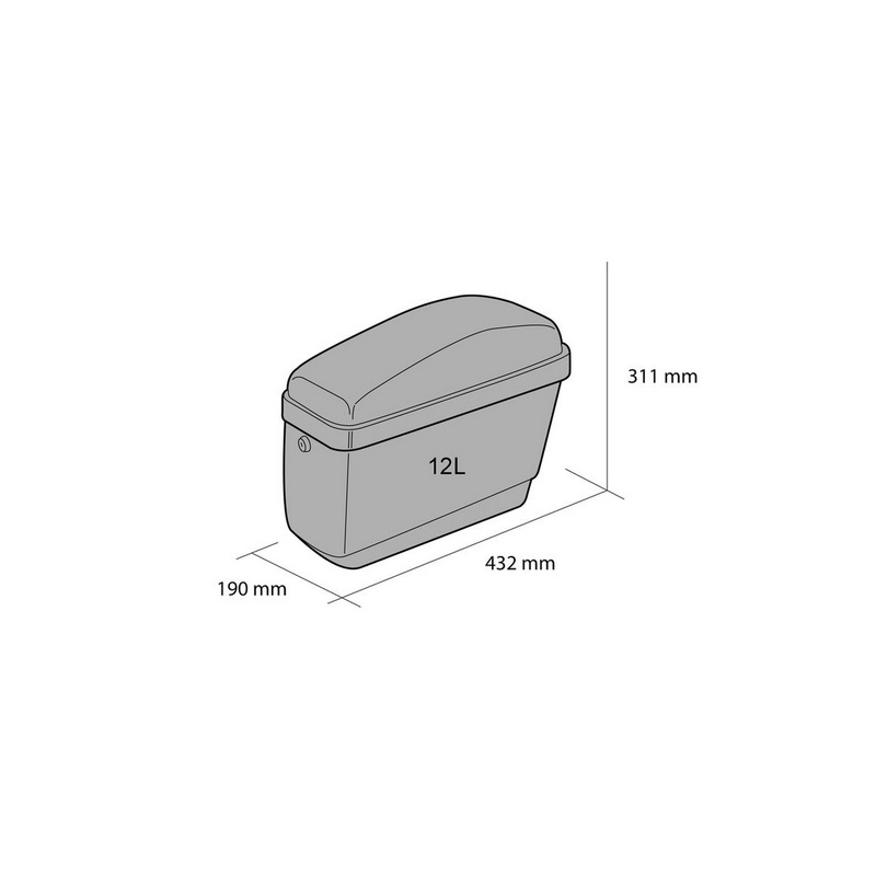 Rigid saddlebag CUSTOMACCES EASY black pair