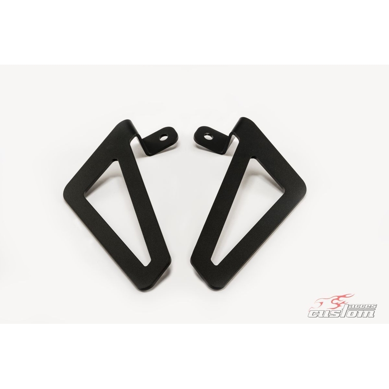 Rigid saddlebag supports CUSTOMACCES KF black