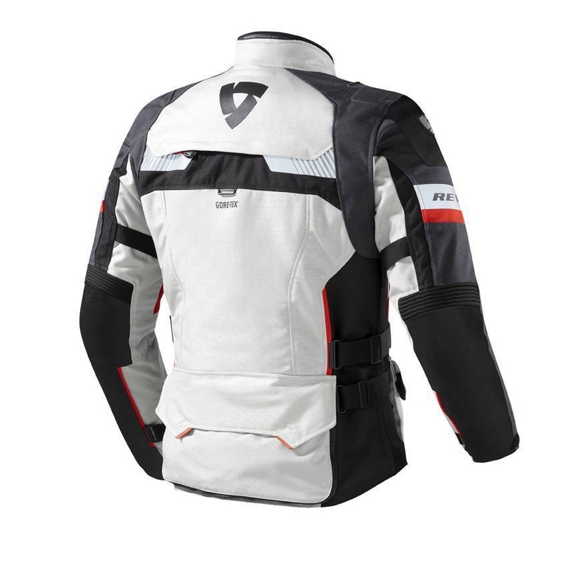 Kurtka motocyklowa Revit Defender Pro GTX szaro-czerwona wyprzedaż