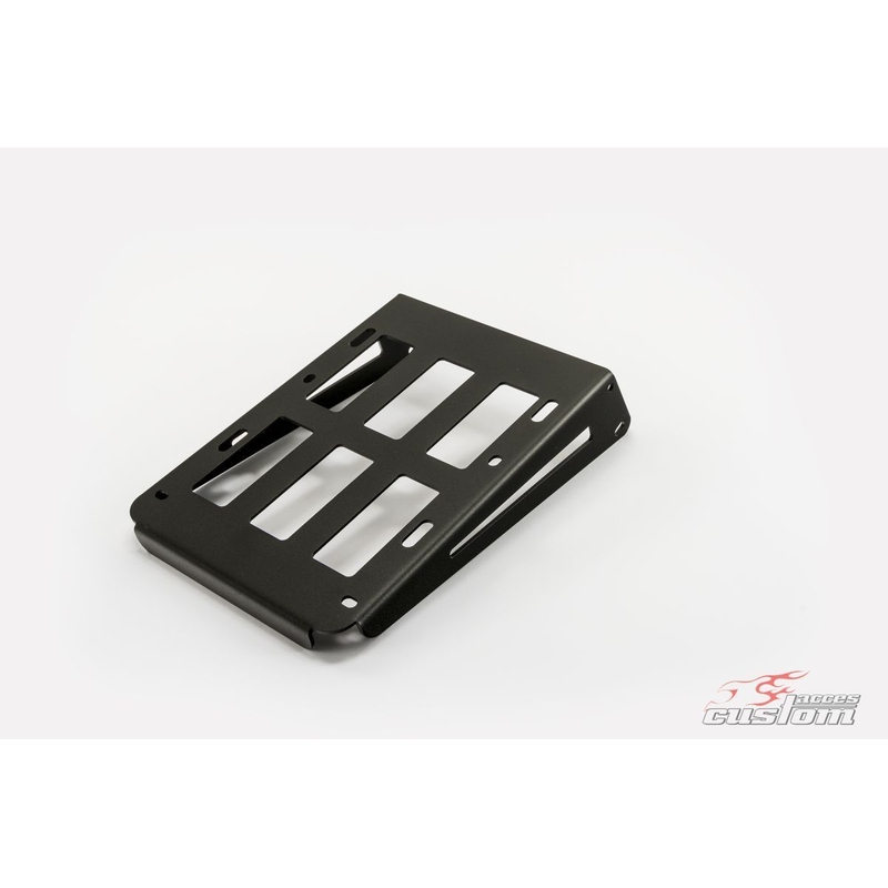 Rack CUSTOMACCES NON DETACHABLE black for sissybar