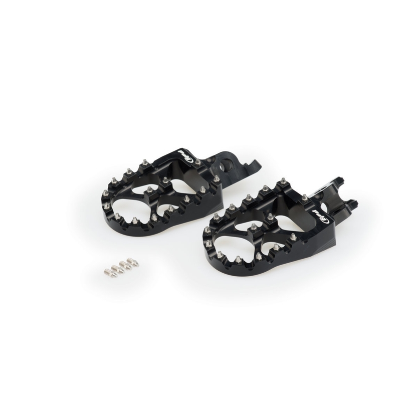 Footpegs PUIG OFF-ROAD black