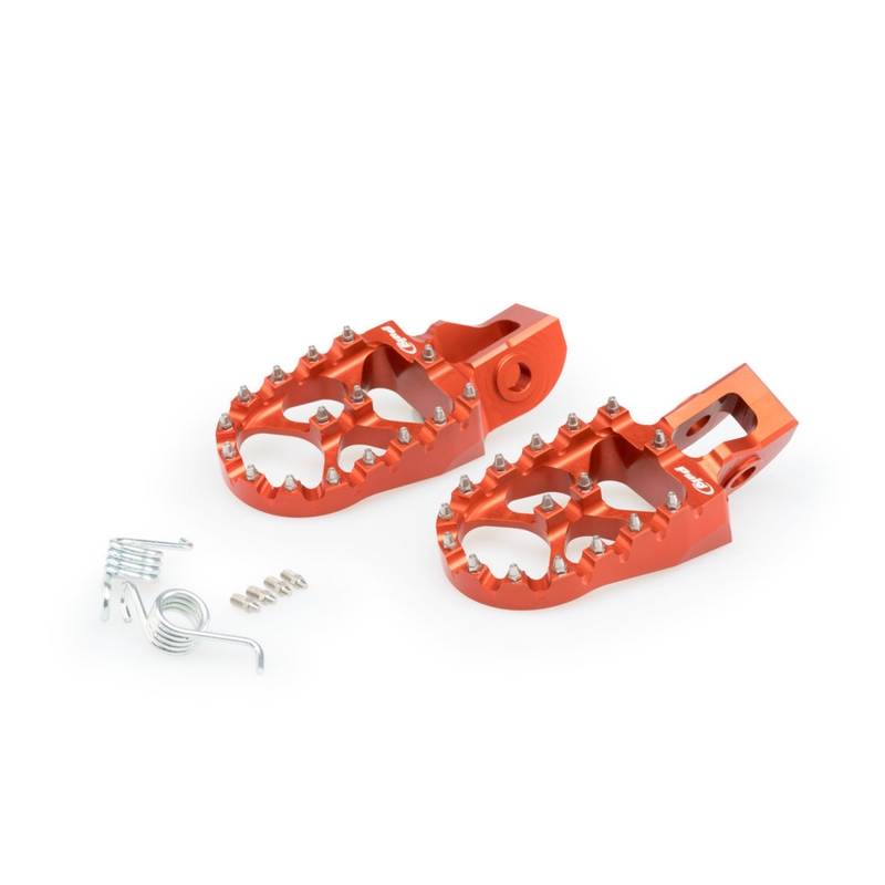 Footpegs PUIG OFF-ROAD orange
