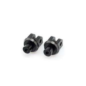 Footpeg adapters PUIG 20465N black