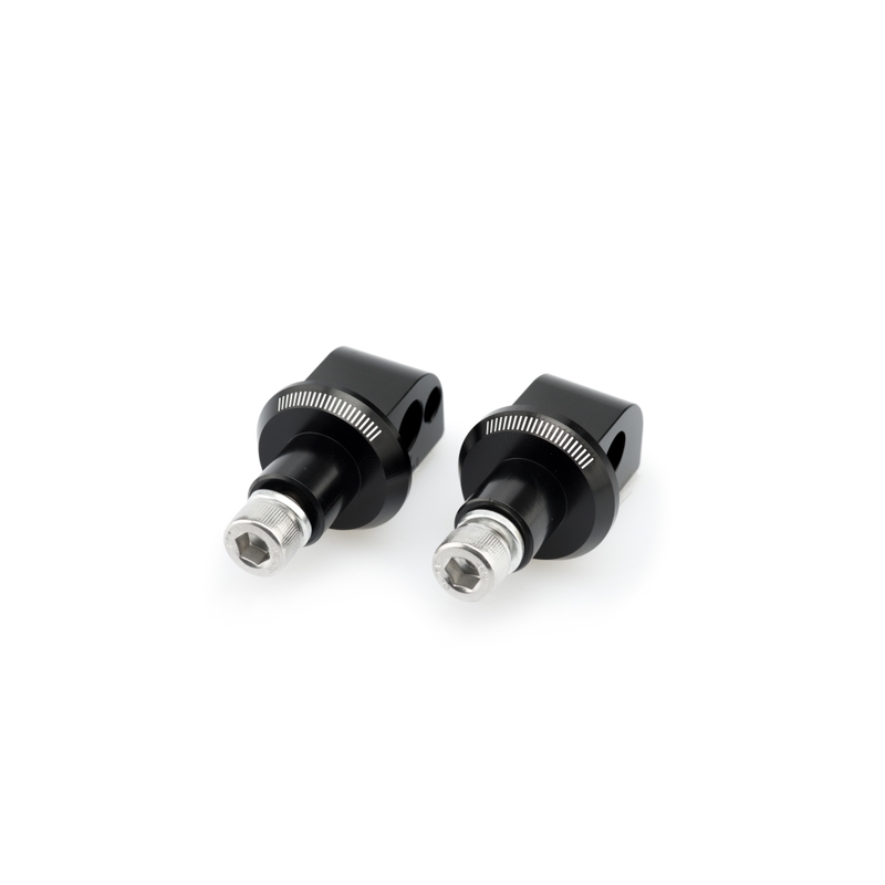 Footpeg adapters PUIG black