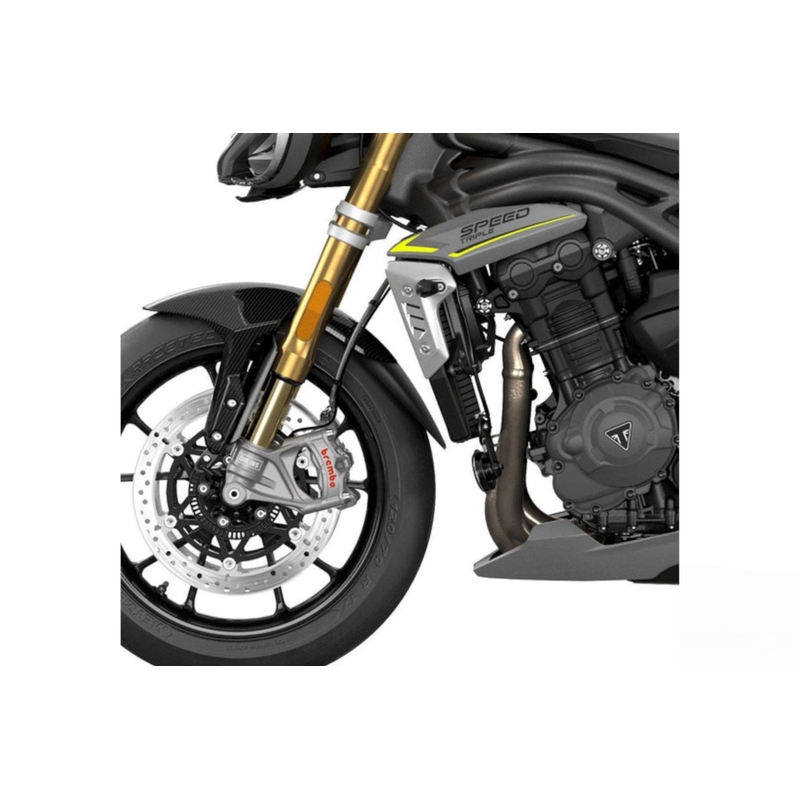 Front fender extension PUIG black for TRIUMPH Speed Triple 1050 2021, TRIUMPH Speed Triple 1200 RS 2021-2025