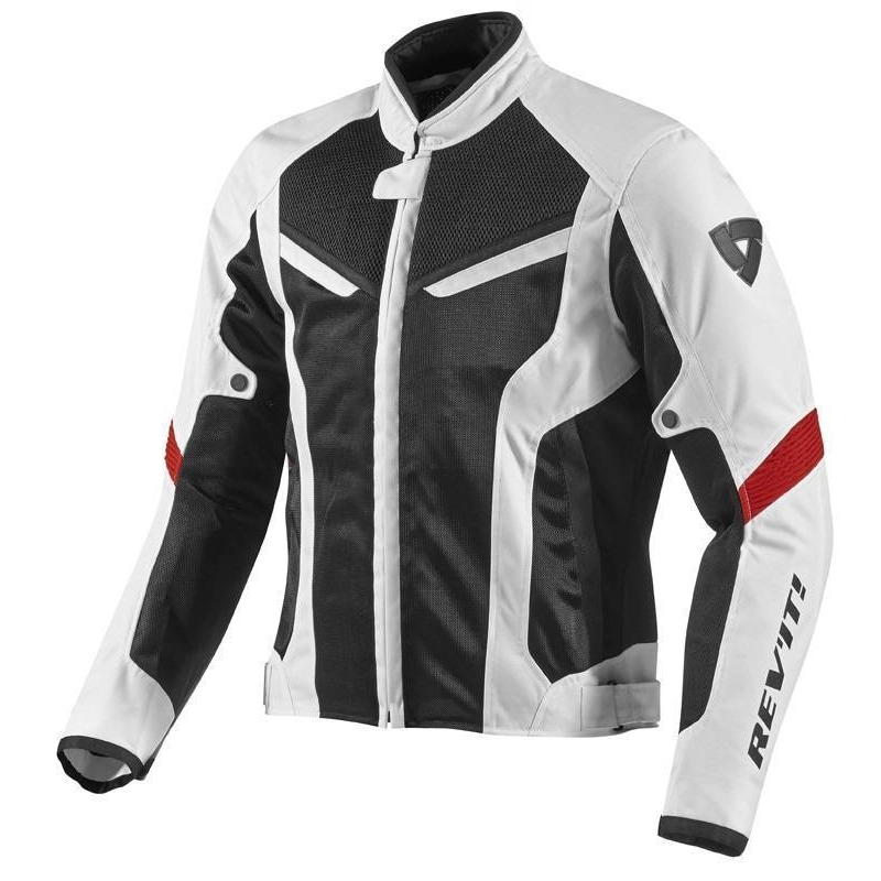 Kurtka letnia motocyklowa Revit GT-R Air biało-czarna wyprzedaż