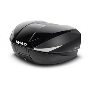 Top case with color cover SHAD SH58X Black metal with PREMIUM lock