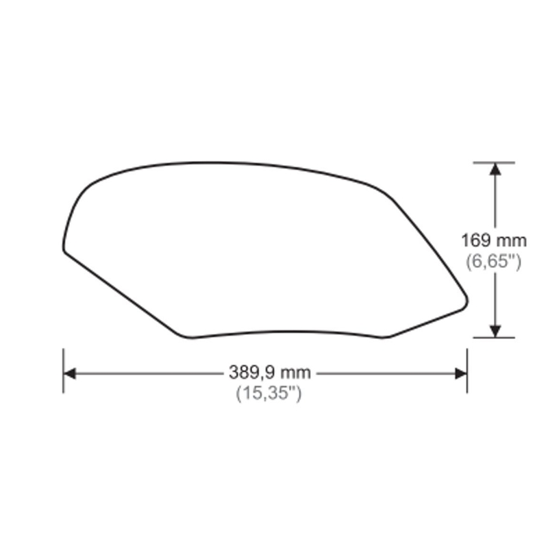 Tank side protectors PUIG ANTI-SLIP black