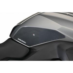 Tank side protectors PUIG ANTI-SLIP 20064N black