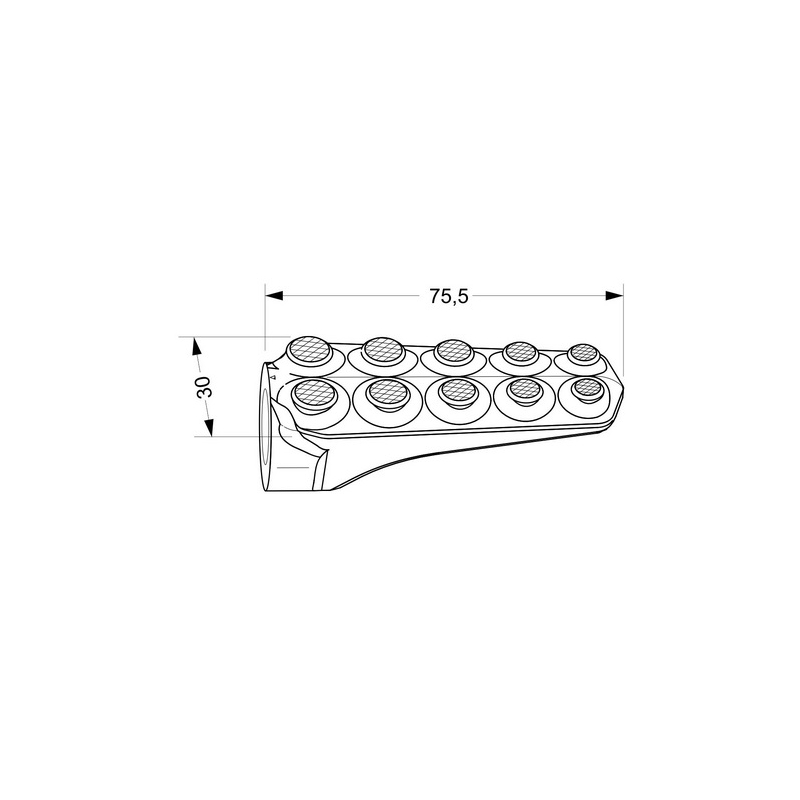 Footpegs without adapters PUIG HERITAGE black