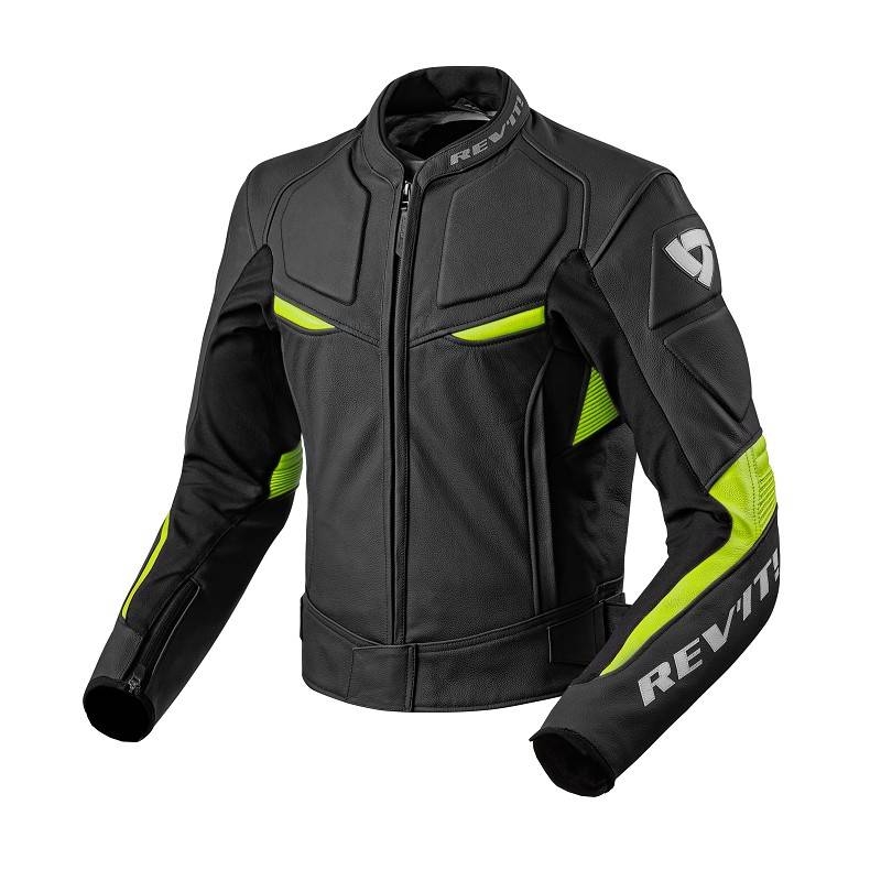 Kurtka motocyklowa Revit Masaru czarno-fluo żółta