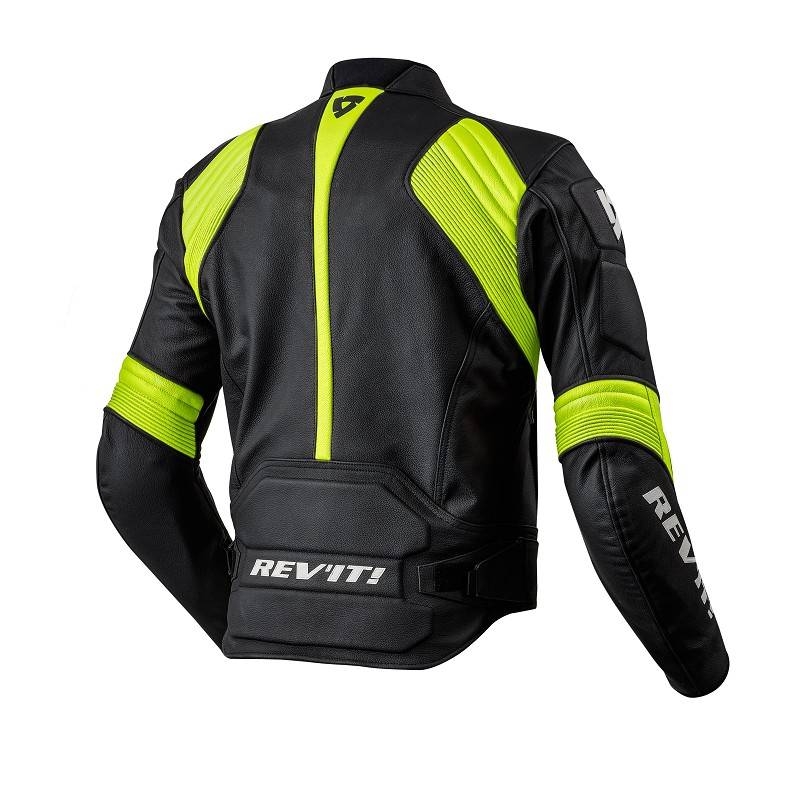 Kurtka motocyklowa Revit Masaru czarno-fluo żółta