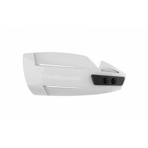 Handguard POLISPORT HAMMER 8307800001 with universal plastic mounting kit White