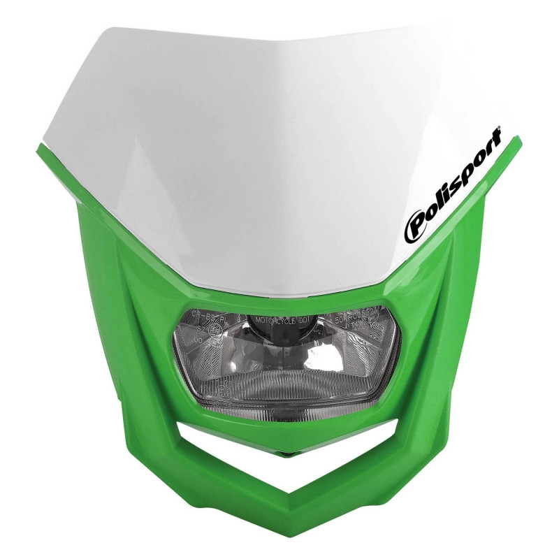 Headlight POLISPORT HALO White/green