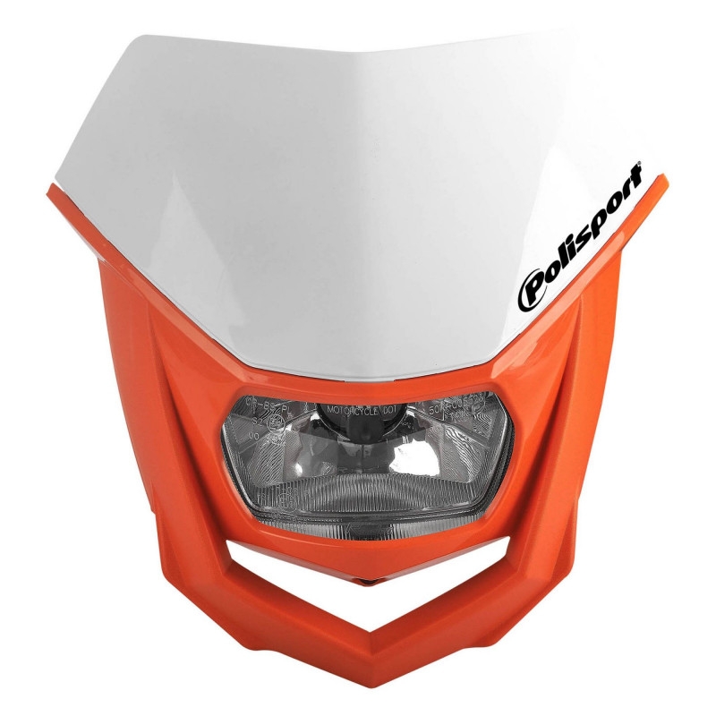 Headlight POLISPORT HALO White/orange