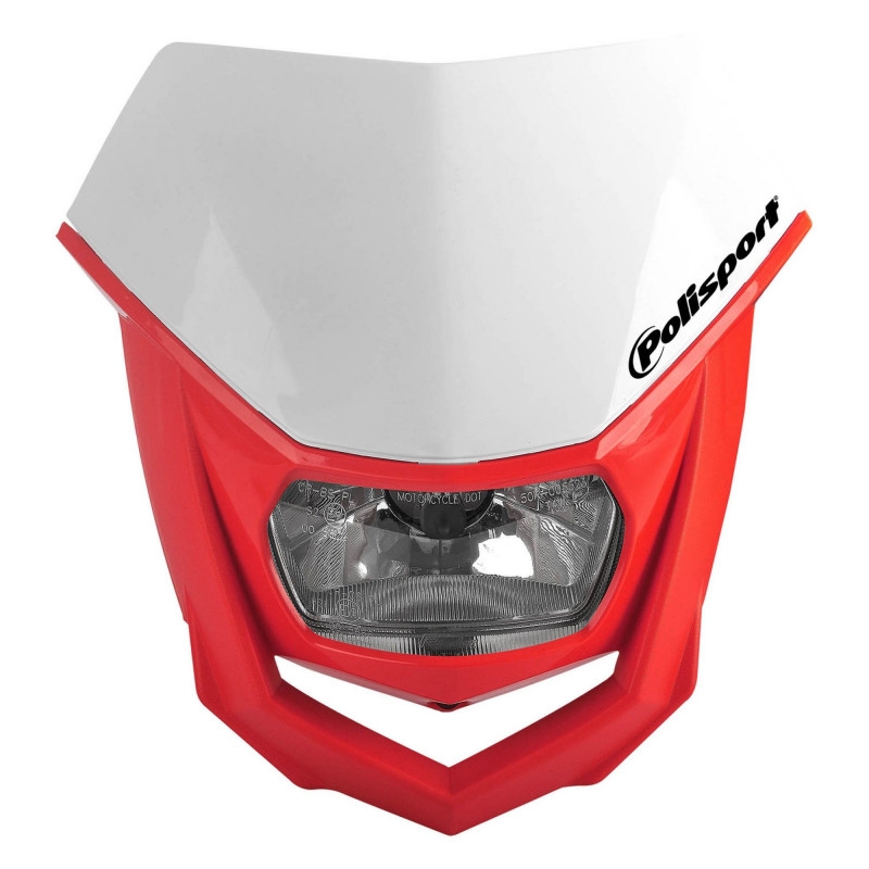 Headlight POLISPORT HALO White/red