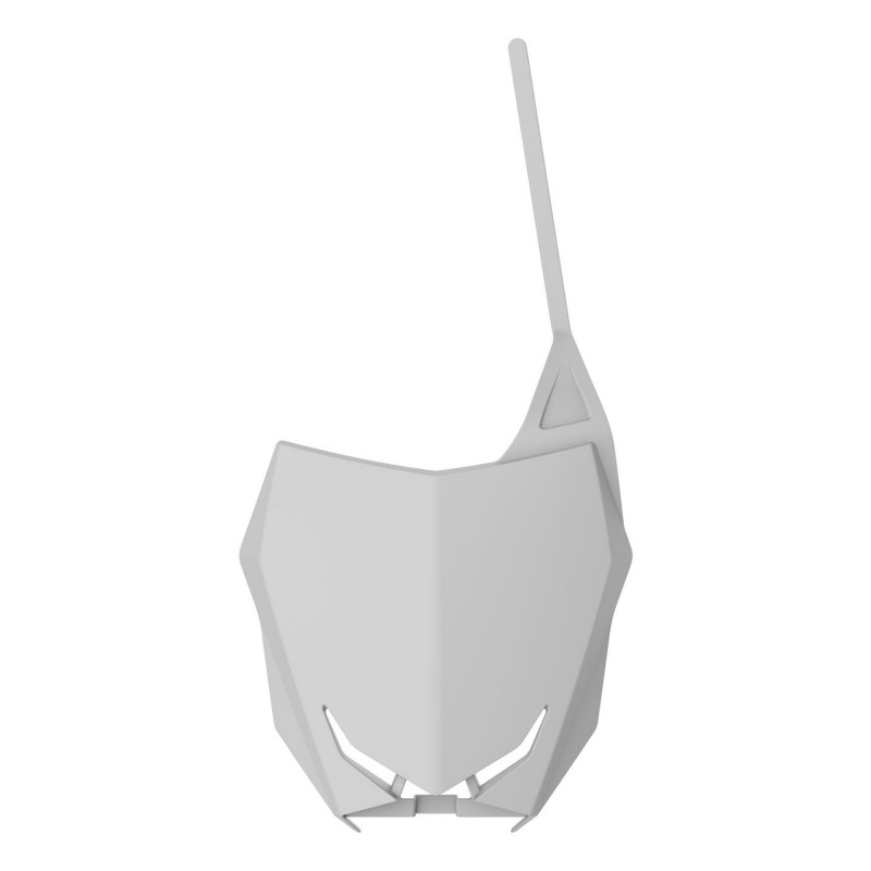 Number plate POLISPORT white