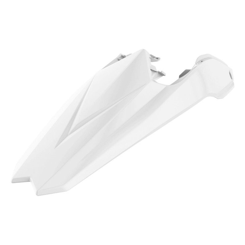 Rear fender + side panels POLISPORT white