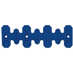 Exhaust head pipe guard POLISPORT ARMADILLO short blue